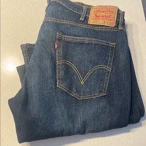 Levi's Blue Denim Jeans 514 38x32